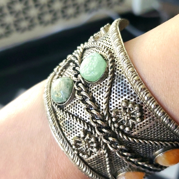 Vintage 1980s-1990s Boho metal bracelet - Picture 4 of 12